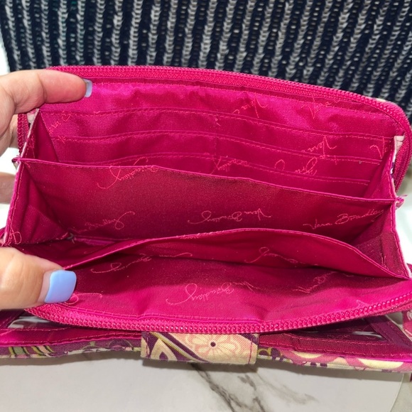 Vera Bradley Berry Paisley Turn Lock Wallet - Picture 10 of 14